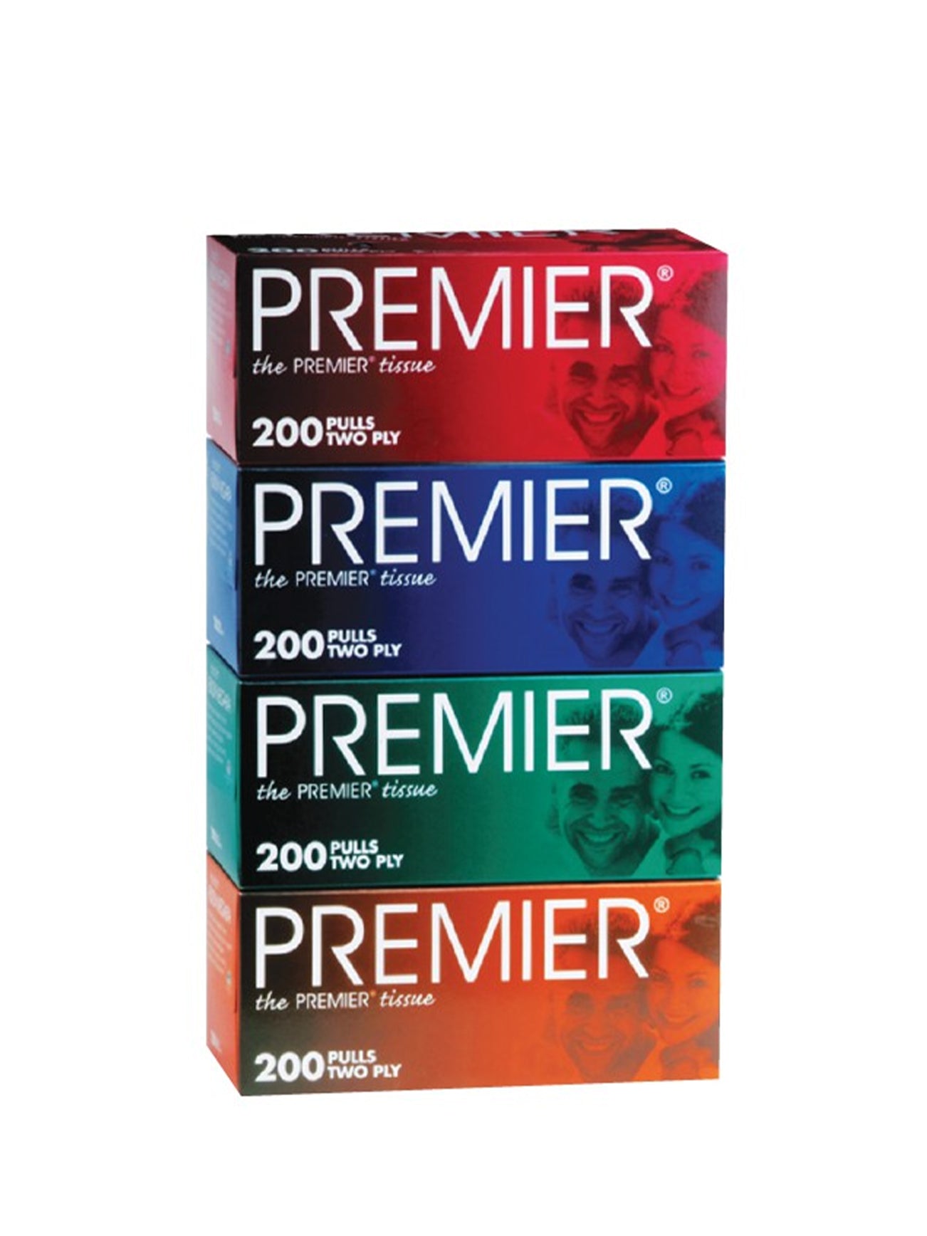 PREMIER FACIAL TISSUES 4X200S