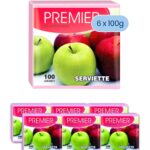 PREMIER FRUIT SERVIETTE 6X100G (6IN1)