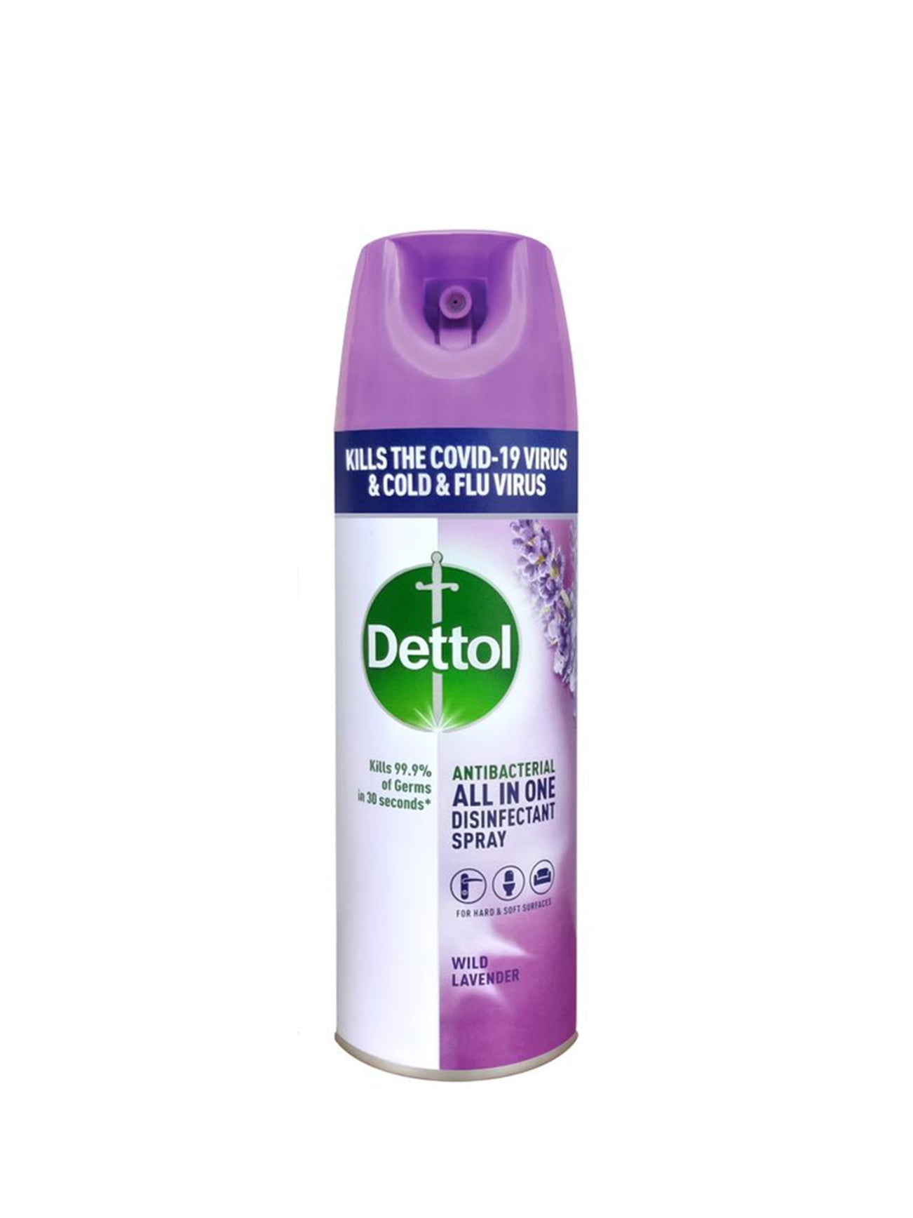 DETTOL DISINFECTANT SPRAY WILD LAVENDER 450ML