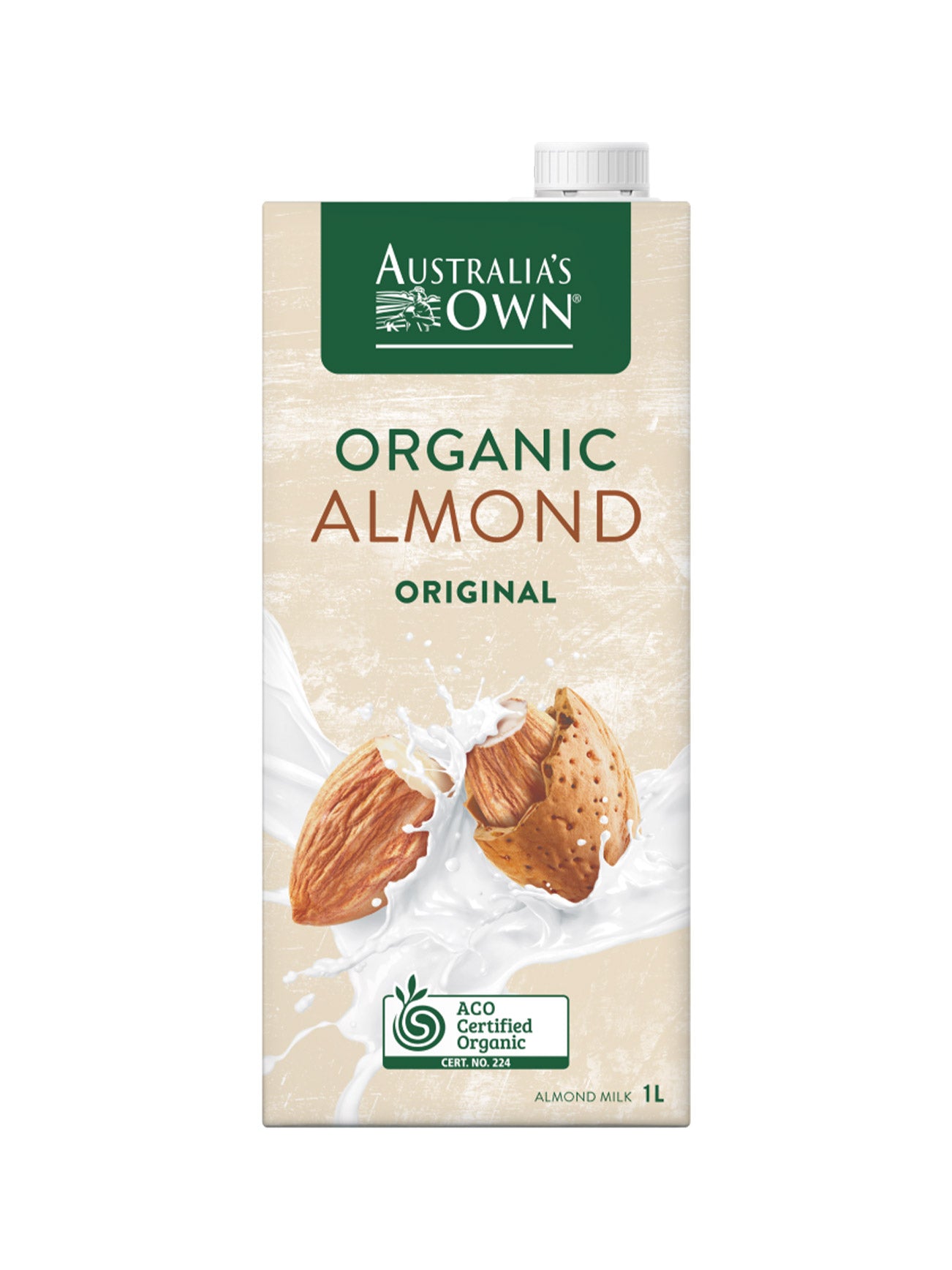 AUST OWN ORGANIC ALMOND MILK 1L