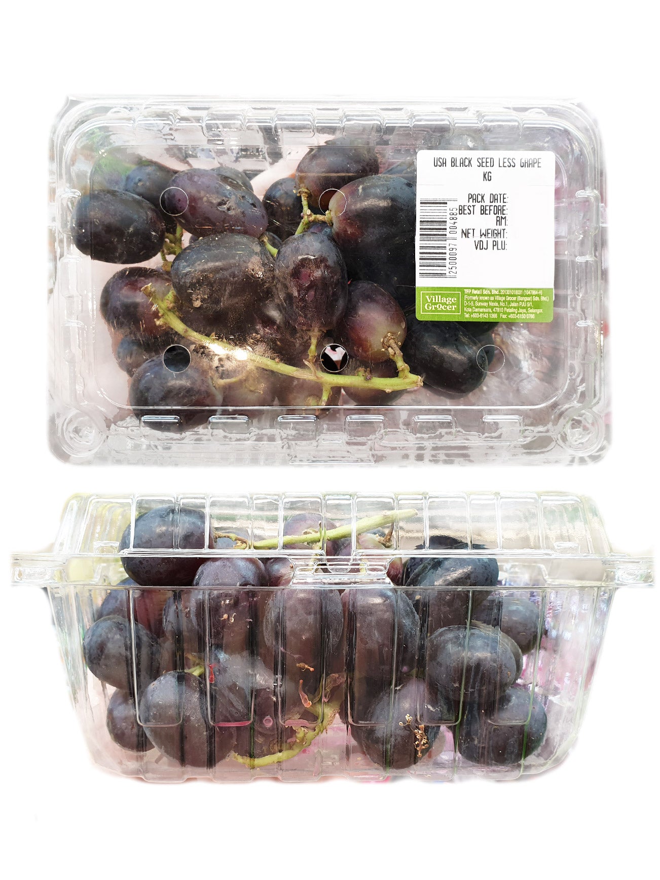 BLACK SEED LESS GRAPE (-/ 1KG)