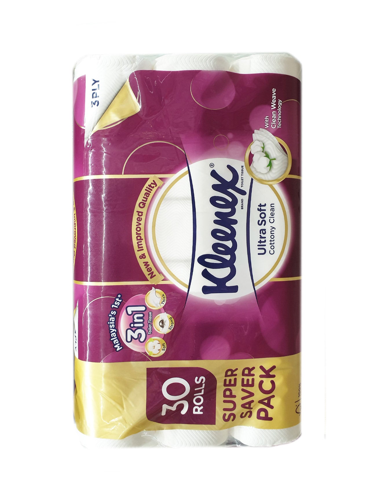 KLEENEX BT CLEAN CARE REG 30R