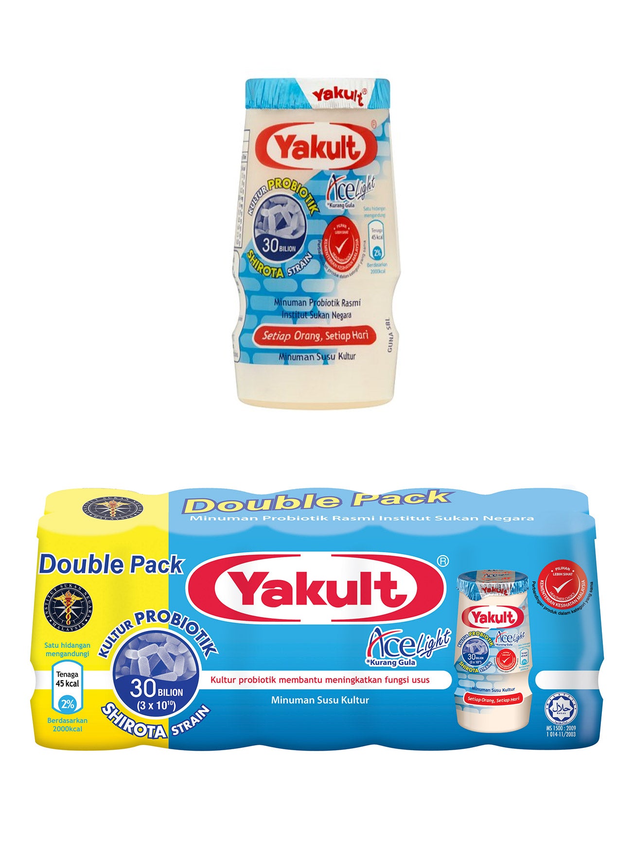 YAKULT ACE LIGHT DOUBLE PACK